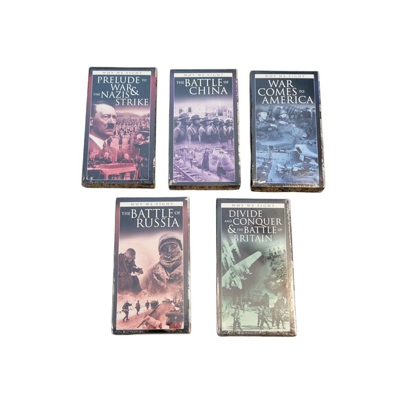 New Sealed World War II VHS Frank Capra Why We Fight Complete Series 5 Pack - Picture 4 of 5